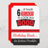 Het duurde 6 decennia om deze Goede 60ste verjaard Kaart (Voorkant / Achterkant)