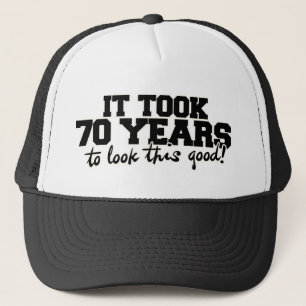 Het duurde 70 jaar om er zo goed uit te zien trucker pet
