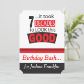 Het duurde 7 decennium om dit goed te zien | 70e v kaart (Staand voorkant)