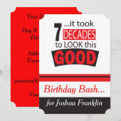 Het duurde 7 decennium om dit goed te zien | 70e v kaart (Voorkant / Achterkant)