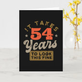 Het duurt 54 jaar om naar dit mooie Wenskaart te k Kaart (Gele Bloem)