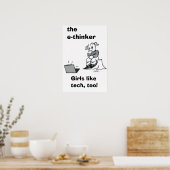 HET E-THINKER-Poster Poster (Keuken)