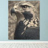 Het Eagle Poster Canvas Afdruk (Insitu (Houten vloer))