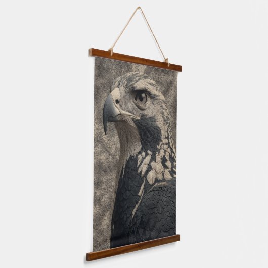 Het Eagle Poster Hangend Wandkleed (Gebogen)