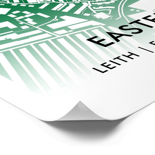 Het Easter Road Stadium Poster is de thuisbasis va (Hoek)