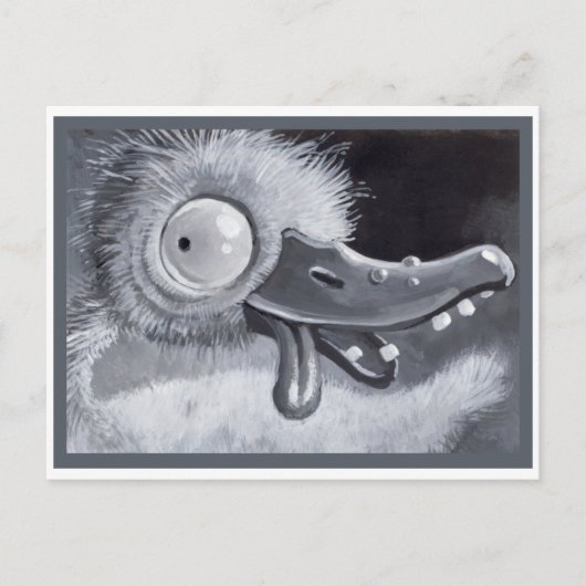 Het echt lomp briefkaart (Voorkant)