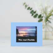 Het echte briefkaart van Florida (Staand voorkant)