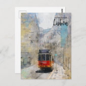 Het echte Briefkaart voor reizen in het kader van  (Voorkant / Achterkant)