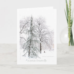 Het echte "cadeau" is aanwezigheid: Holiday Yuleti Feestdagen Kaart