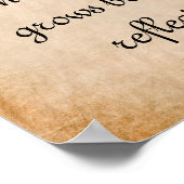 Het echte Man glimlacht... Inspirerend prijsopgave Poster (Hoek)