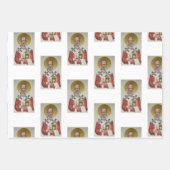 Het echte Sinterklaas / St. Nicholas inpakpapier (Voorkant 3)