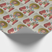 Het echte Sinterklaas / St. Nicholas inpakpapier (Hoek)
