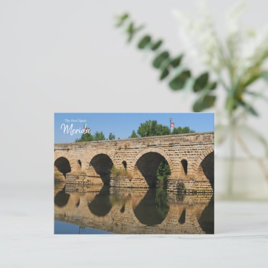 Het echte Spanje Merida Briefkaart (Staand voorkant)