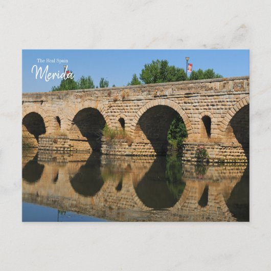 Het echte Spanje Merida Briefkaart (Voorkant)