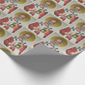 Het echte St. Nicholas inpakpapier (Hoek)