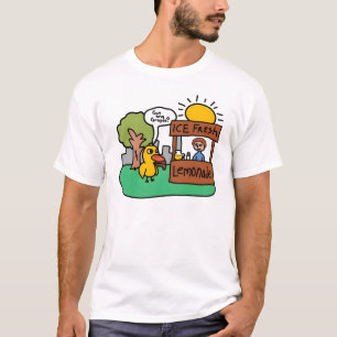 Het eendenlied kreeg druiven limonade grappig 2WH1 T-shirt