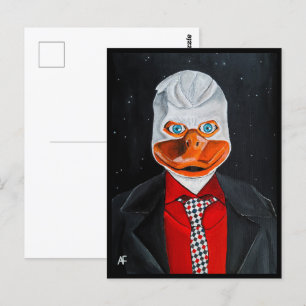 Het eendenschilderij van Alfred Fox Briefkaart