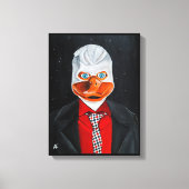 Het eendenschilderij van Alfred Fox Canvas Afdruk (Voorkant)