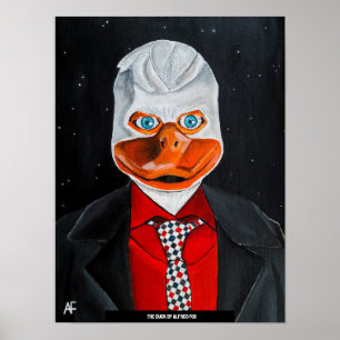 Het eendenschilderij van Alfred Fox Poster