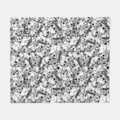 Het eenoige Willy Skull Pattern van Goonies Fleece Deken (Voorkant (Horizontaal))