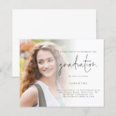 Het Eenvoudige Afstuderen van de Foto van de begro (Voorkant / Achterkant)