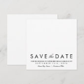 Het eenvoudige Kantoorvierkant sparen de Sjabloon  (Voorkant / Achterkant)