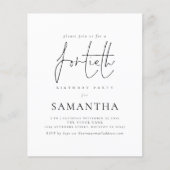 Het Eenvoudige Manuscript van de begroting 40th Bi (Voorkant)