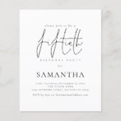 Het Eenvoudige Manuscript van de begroting 50th Bi (Voorkant)