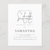 Het Eenvoudige Manuscript van de begroting 60th de (Voorkant)