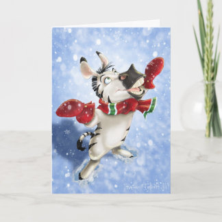 Het eenvoudige Wenskaart van Genoegens Feestdagen Kaart