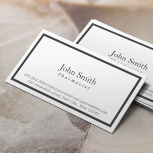 Het eenvoudige Zwarte Visitekaartje van de