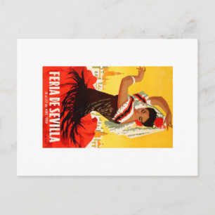Het Eerlijke Poster van Sevilla April van Spanje Briefkaart