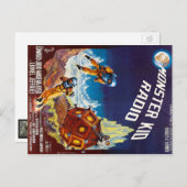 Het eerste Briefkaart van het Monster van de Maan (Voorkant / Achterkant)