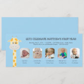 Het eerste geboortejaar van de baby kaart (Voorkant / Achterkant)