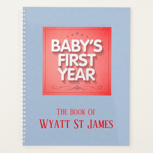 Het eerste jaar van de individuele baby planner (Voorkant)