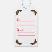 Het eerste kerstcadeauLabel van Kroatië Cadeaulabel (Achterkant)