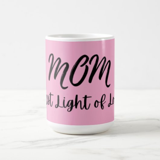 "Het eerste licht van de liefde" Quote Koffiemok (Center)
