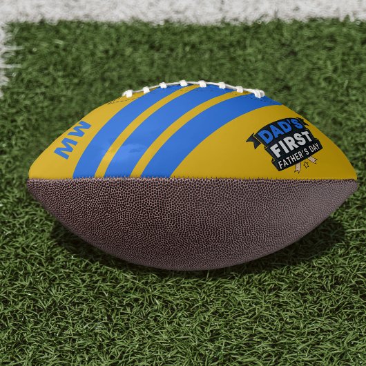 Het eerste Vaderdag Football van papa