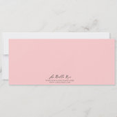 Het eerste verjaardagsjaar van een baby kaart (Achterkant)