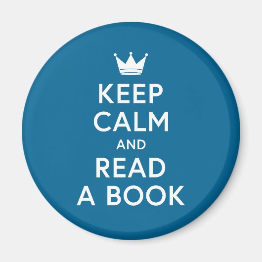 Het Eetbare Koekje van de Kleur houdt Kalm en lees Magneet (Voorkant)