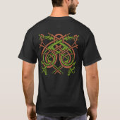 Het Eeuwige Omarm T-shirt: Archetypische Keltische T-shirt (Achterkant)