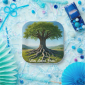 Het eeuwige symbool van Natuur" Papieren Bordje (Feest)