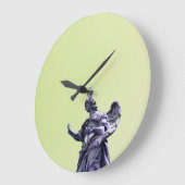 Het effect van de kleur, gefiltreerde, moderne grote klok (Hoek)