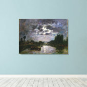 Het effect van de maan, 1891 (olie op canvas) canvas afdruk (Insitu (Houten vloer))