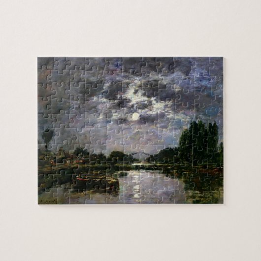 Het effect van de maan, 1891 (olie op canvas) legpuzzel (Horizontaal)