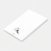 Het effect van de rimpeling Post-het nota Post-it® Notes (Schuin)