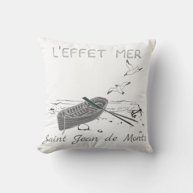 Het effect zee - bereik dat u wilt aanpassen kussen (Voorkant)