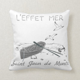 Het effect zee - bereik dat u wilt aanpassen kussen