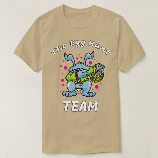 Het Egg Hunt Team T-shirt (Design voorkant)