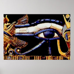 Het Egyptische oog van Horus Poster